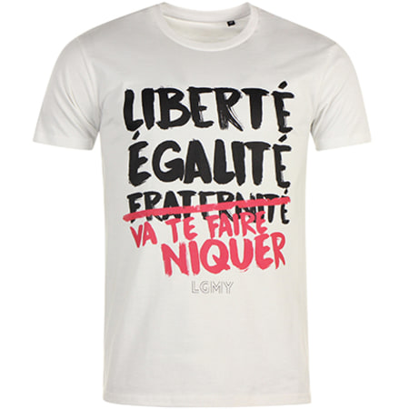 Mister You - Camiseta Liberty blanca