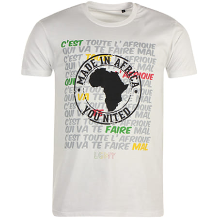 Mister You - Tee Shirt Africa Blanc
