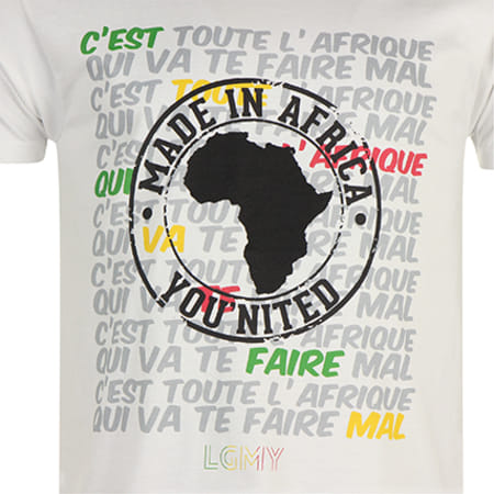 Mister You - Tee Shirt Africa Blanc