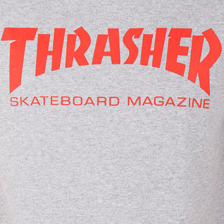 Thrasher - Tee Shirt Skate Mag Gris Chiné