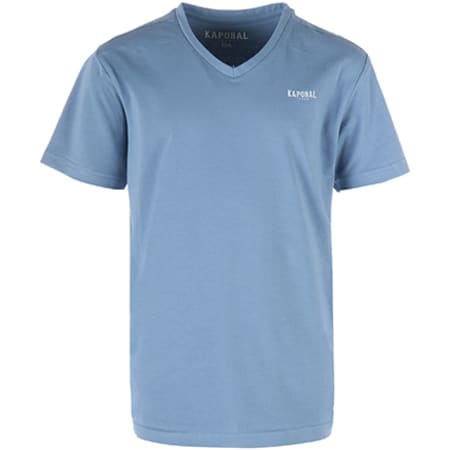 Kaporal - Lot De 2 Tee Shirts Enfant Mifte Blanc Bleu Indigo