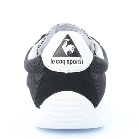 Le Coq Sportif - Baskets Quartz Nylon Noir Argent