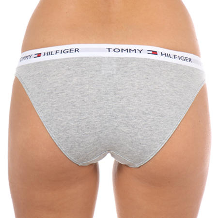 Tommy Hilfiger - Culotte Femme Bikini Iconic Gris Chiné