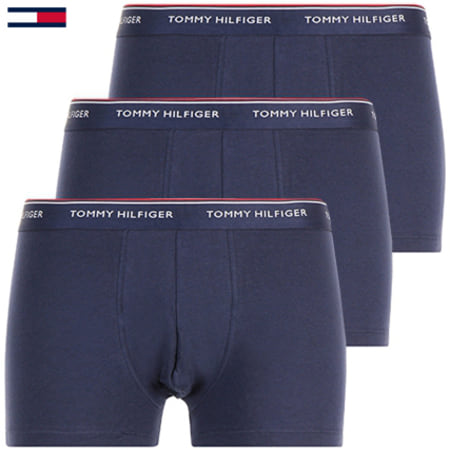 Tommy Hilfiger - Lot De 3 Boxers Premium Essentials Bleu Marine