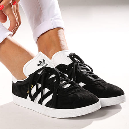 Adidas Originals - Baskets Femme Gazelle BB2502 Core Black White