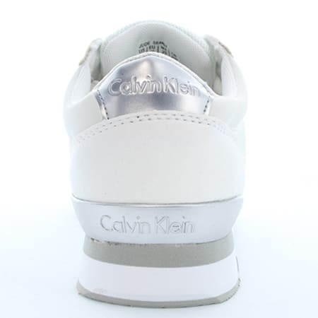 Calvin Klein - Baskets Jude Reflex Nylon Microfiber SE8457 White