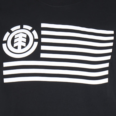 Element - Tee Shirt Flag Noir