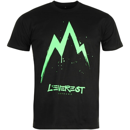 Soprano - Tee Shirt Everest Noir Vert