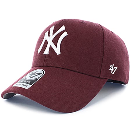 '47 Brand - Casquette New York Yankees MVP17WBV Bordeaux