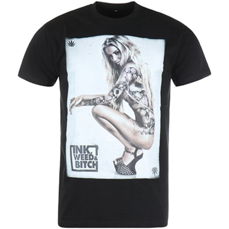 Classic Series - Camiseta Ink Weed And Bitch 2 Negra