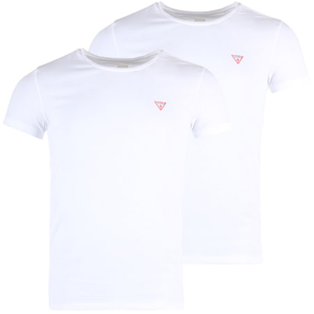 Guess - Lot de 2 Tee Shirts U77G13JR003 Blanc