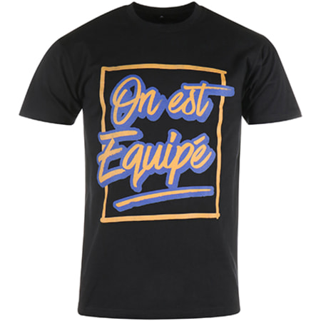 Bomayé - Tee Shirt On Est Equipé Noir