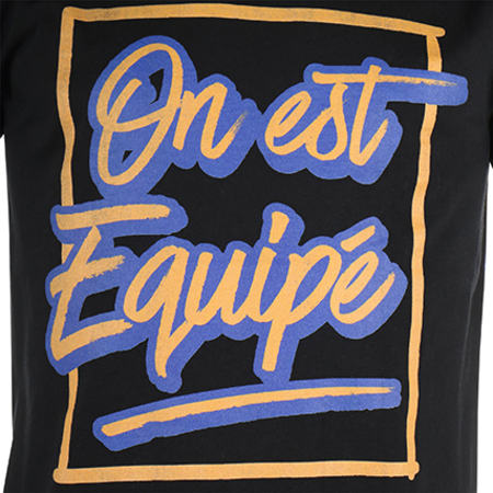 Bomayé - Tee Shirt On Est Equipé Noir