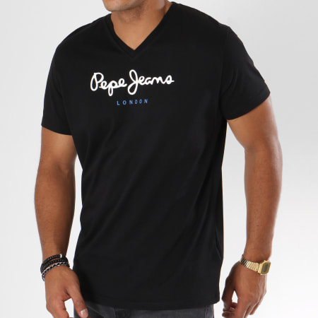 Pepe Jeans - Tee Shirt Eggo V Noir