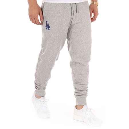 New Era - Pantalon Jogging MLB Nos Track Los Angeles Dodgers Gris Chiné