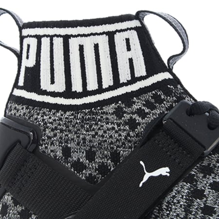 Puma - Baskets Ignite Evo Knit 189697 01 Black Quiet Shade White
