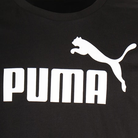 Puma - Tee Shirt Essential No1 838241 Noir Blanc