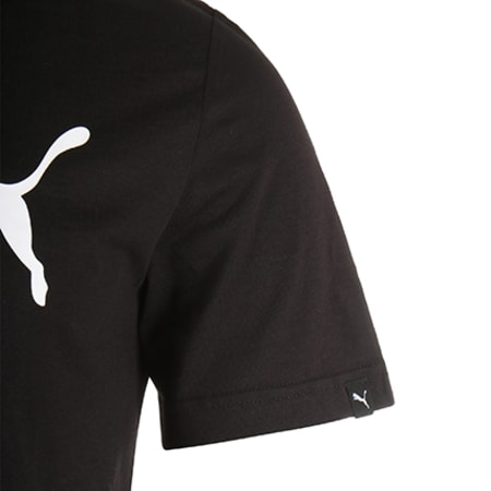 Puma - Tee Shirt Essential No1 838241 Noir Blanc