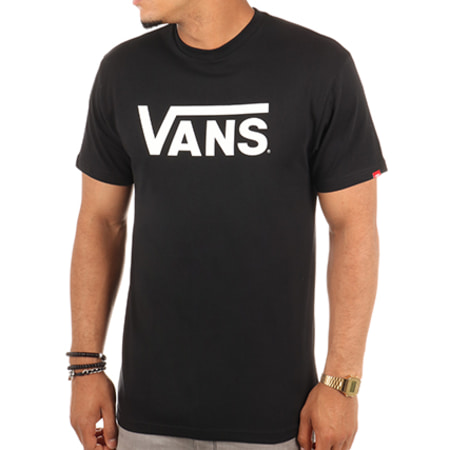 Vans - Tee Shirt Classic Noir Blanc