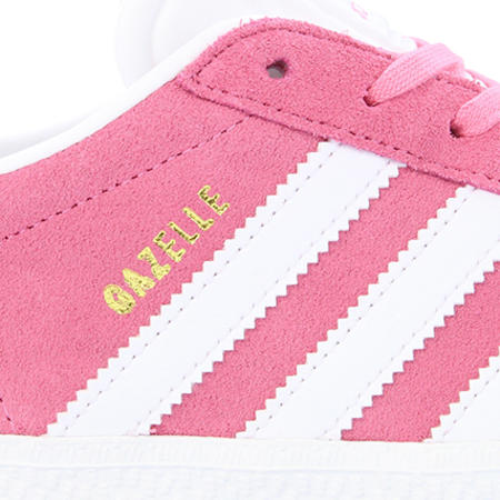Adidas Originals - Baskets Femme Gazelle BY9145 Pink White