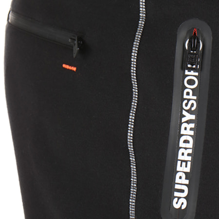 Superdry - Pantalon Jogging Gym Tech Slim Noir