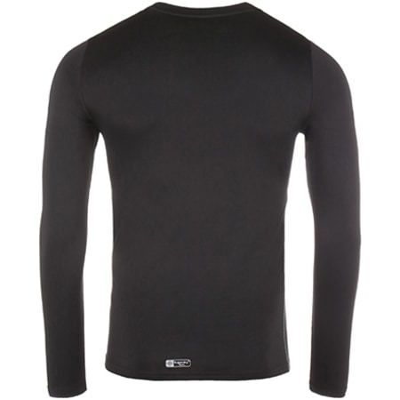 Superdry - Tee Shirt Manches Longues Sports Athletic Noir