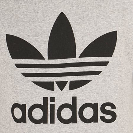 Adidas Originals - Sweat Crewneck Trefoil BK5866 Gris Chiné