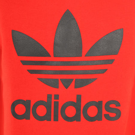 Adidas Originals - Sweat Crewneck Trefoil BK5868 Rouge
