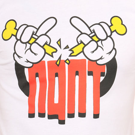 NQNT - Tee Shirt Vald Fingers Blanc