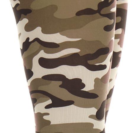 Girls Outfit - Legging Femme 7001 Camouflage Vert Kaki
