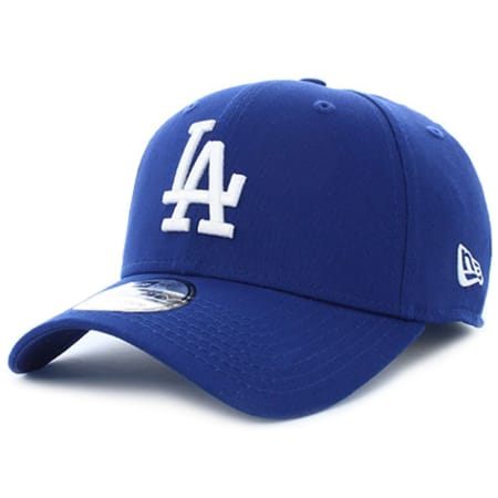 New Era - Gorra 39Thirty League Essential Los Angeles Dodgers Azul Marino Blanco