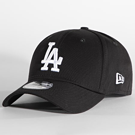 New Era - Casquette Fitted 39Thirty League Essential Los Angeles Dodgers Noir Blanc