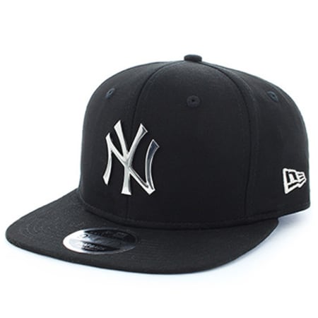 New Era - Casquette Snapback MLB Metal Badge New York Yankees Noir
