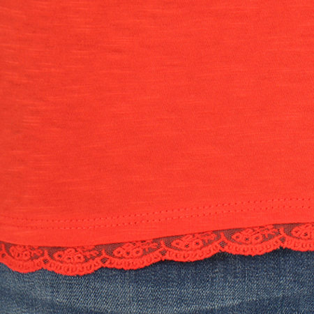 Kaporal - Tee Shirt Poche Femme Fear Rouge