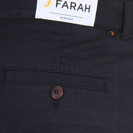 Farah - Pantalon Chino F4BS6021 Bleu Marine