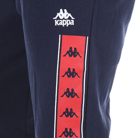 Kappa - Short Jogging Authentic Roger Bleu Marine Rouge