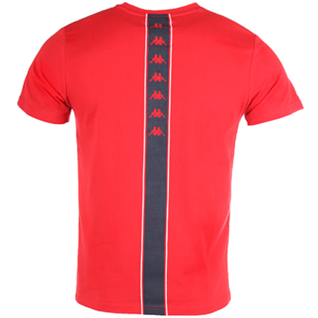 Kappa - Tee Shirt Authentic Edwin Rouge Bleu Marine