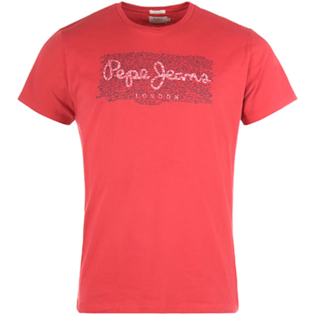 Pepe Jeans - Tee Shirt Cluster Rouge
