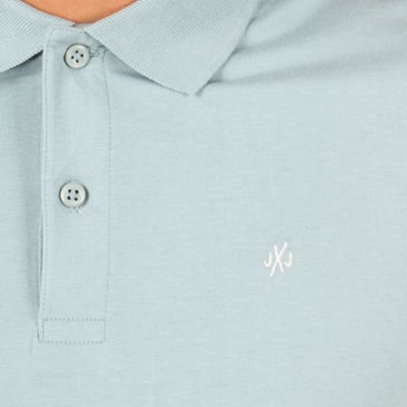 Jack And Jones - Polo Manches Courtes Perfect Bleu Turquoise