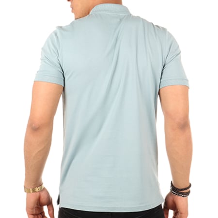 Jack And Jones - Polo Manches Courtes Perfect Bleu Turquoise
