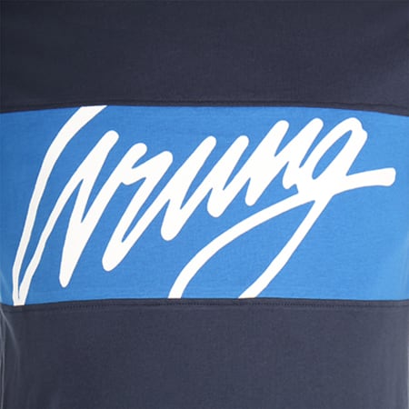 Wrung - Tee Shirt Flow Bleu Marine