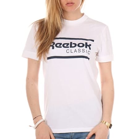 reebok classic t shirt femme beige