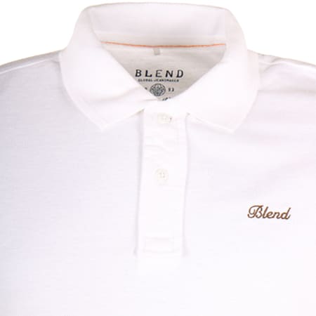 Blend - Polo Manches Courtes 20702342 Blanc
