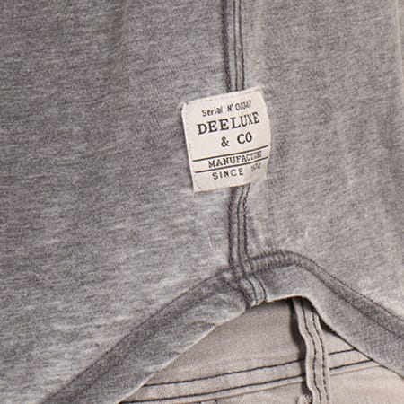 Deeluxe - Tee Shirt Capuche Oversize Goodwin Gris