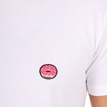 Luxury Lovers - Tee Shirt Oversize Donuts Blanc
