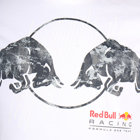 Puma - Tee Shirt Red Bull Racing Graphic Blanc