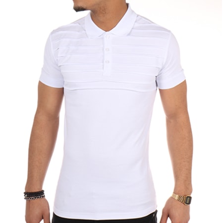 Ikao - Polo Manches Courtes F003 Blanc