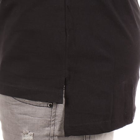 Ikao - Tee Shirt Oversize F029 Noir Camouflage