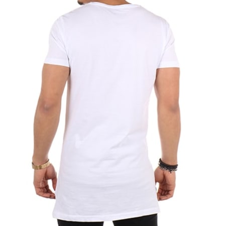Ikao - Tee Shirt Oversize F029 Blanc Camouflage