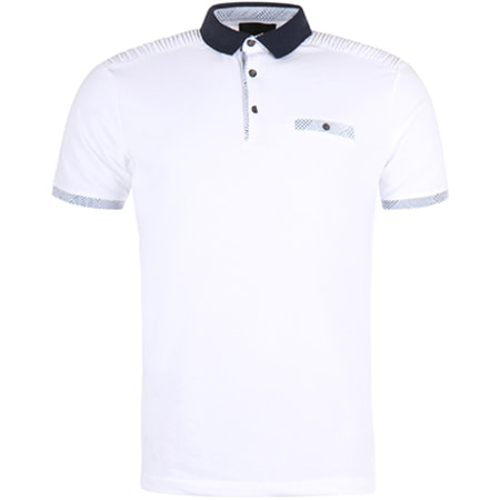 Ikao - Polo Manches Courtes G-172 Blanc